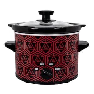 2 qt. Black Dungeons and Dragons Slow Cooker