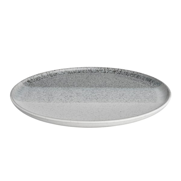 Denby Studio Grey Accent 12.2 in. Stoneware Round Platter