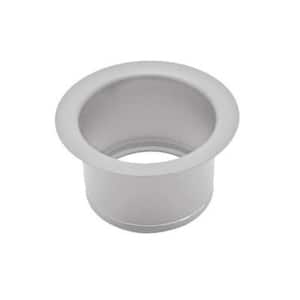 Extended 2-1/2 in. Disposal Flange or Throat for Fireclay Sinks and Shaws Sinks in White