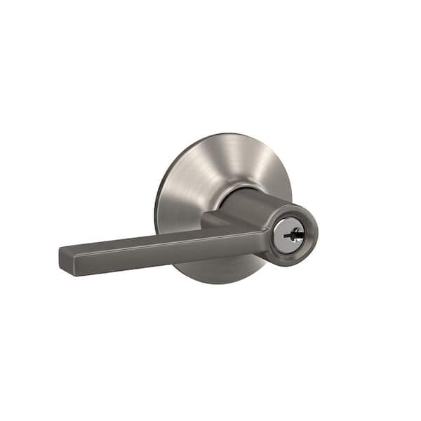 Olympic Stainless Steel Keyed Entry Door Lever