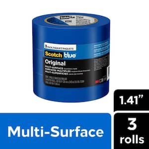ScotchBlue 1.41 In. x 60 Yds. Original Multi-Surface Painter's Tape (3 Rolls)