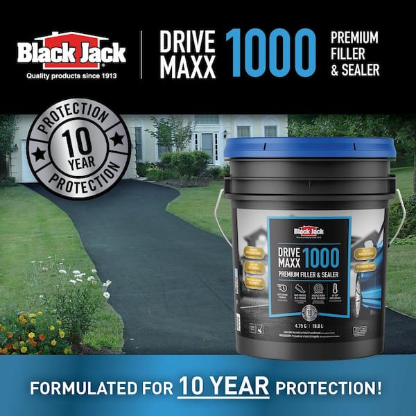 Black Jack 4.75 gal. Drive-Maxx 1000-Matte Black Water-Based