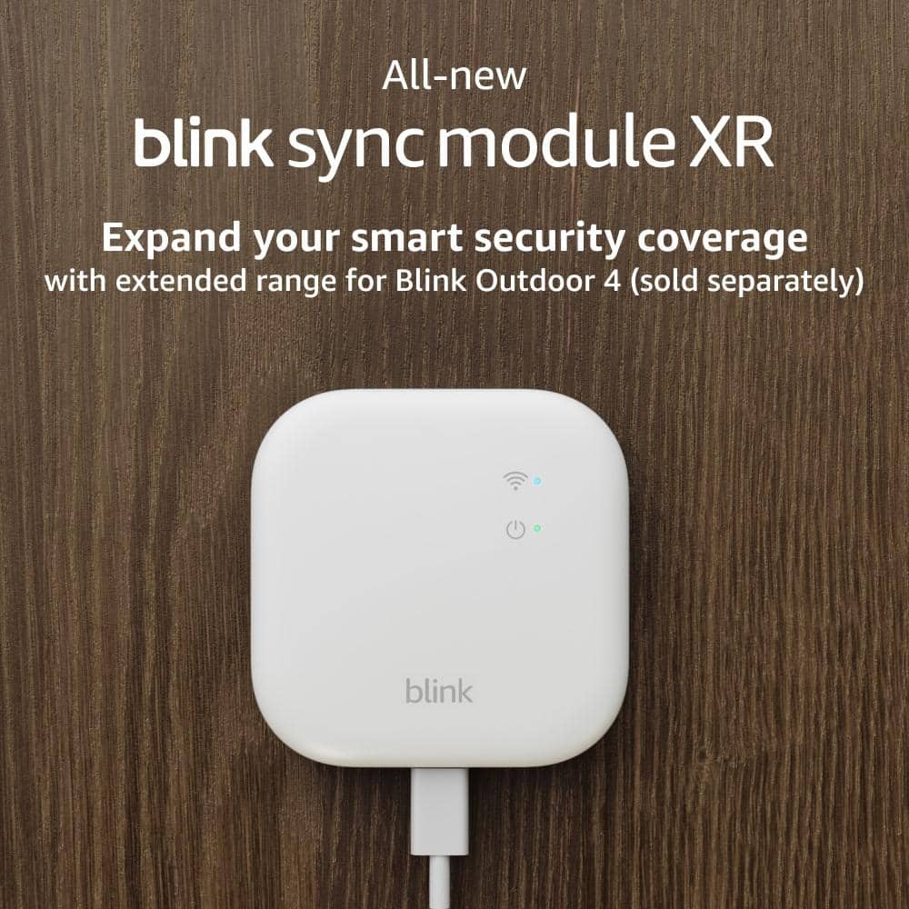 White Wireless Wi-Fi Sync Module for Smart Security