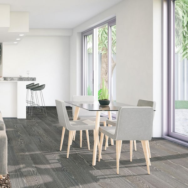 Carlo Oak 0.28 in. x 6.5 in. Waterproof Wire Brushed Engineered Hardwood Flooring (21.67 sq. ft./case)