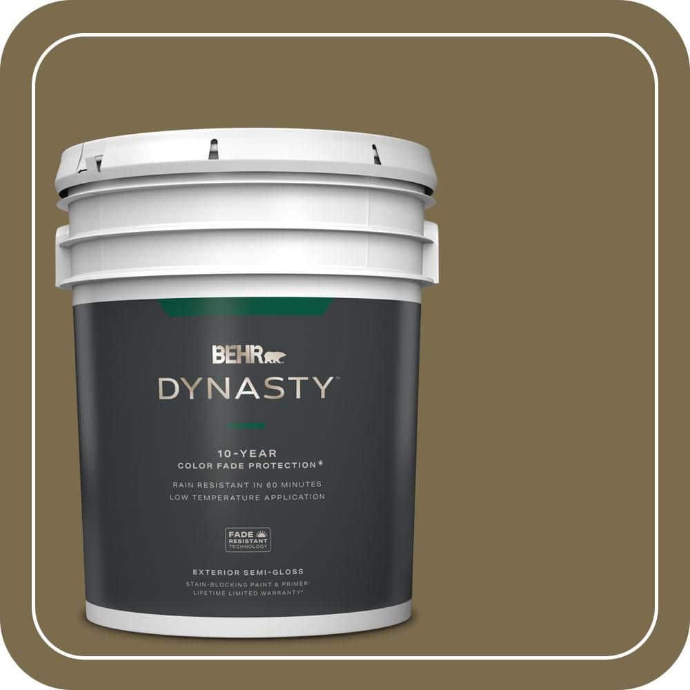 5 gal. #PPU8-01 Olive Semi-Gloss Exterior Stain-Blocking Paint & Primer price history on PriceWatchPro