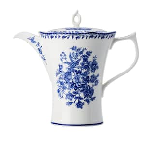 26 oz. Blue Porcelain Blue Tea Pots with Lid (Set of 12)