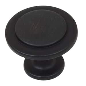 1-1/4 in. Dia Oil Rubbed Bronze Classic Round Ring Cabinet Knobs (10-Pack)