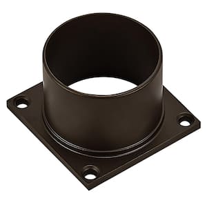 Bronze Aluminum Outdoor Lantern Pier Base