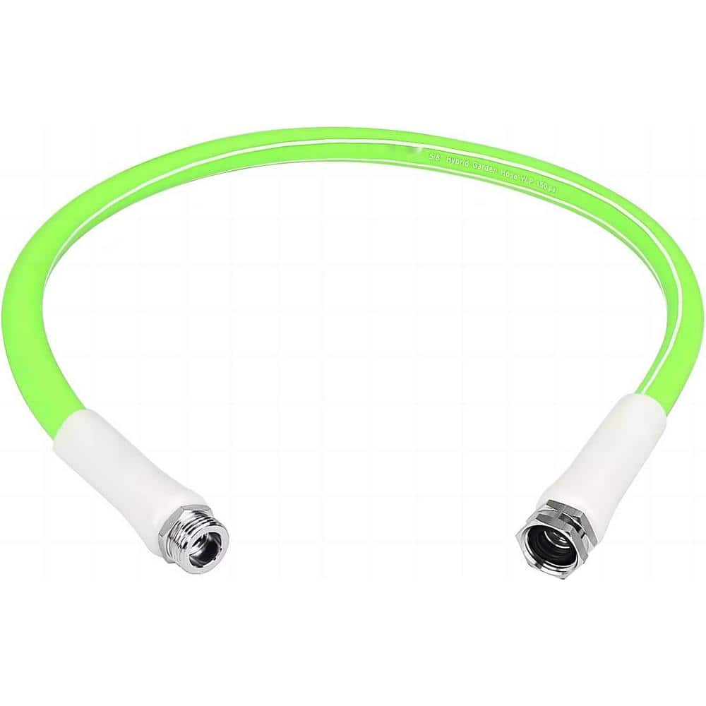 5/8 in. x 3 ft. Short Garden Hose, Connector for Hose Reel Connecting Hose,