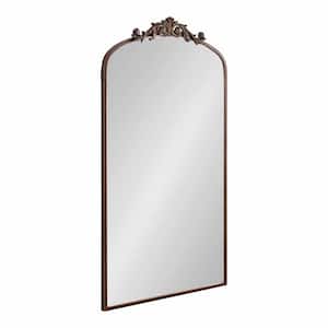 Arendahl 23.5 in. W x 42 in. H Bronze Arch Traditional Framed Decorative Wall Mirror