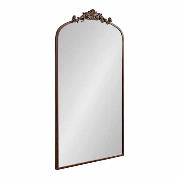 Kate and Laurel Aren dahl 23.5 in. W x 42 in. H Bronze Arch Traditional Framed Decorative Wall Mirror