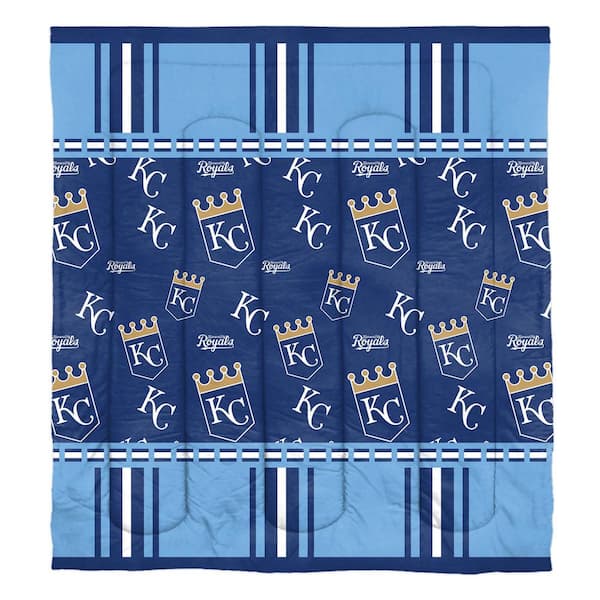 THE NORTHWEST GROUP Kansas City Royals Rotary 5-Piece Multi-Colored Full Size Polyester Bed in a Bag Set