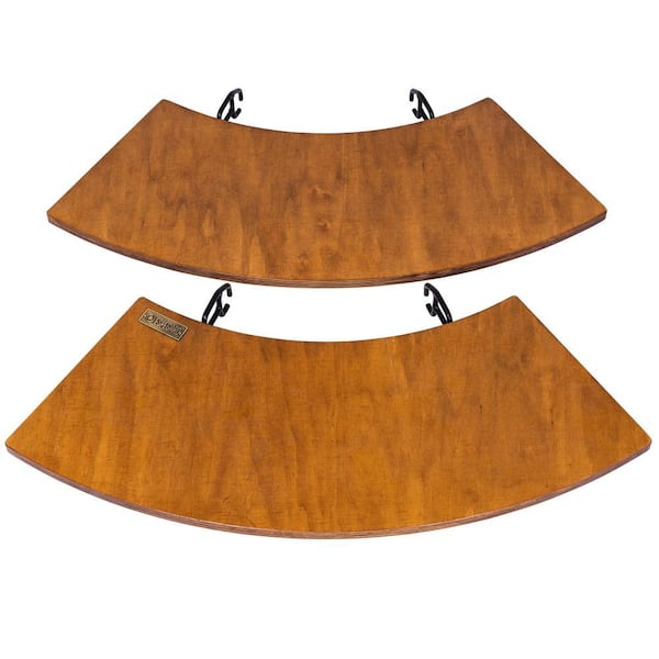 Birch Wood Sideboards for Campfire Pan 60/70, Outdoor Fireplace Accessory