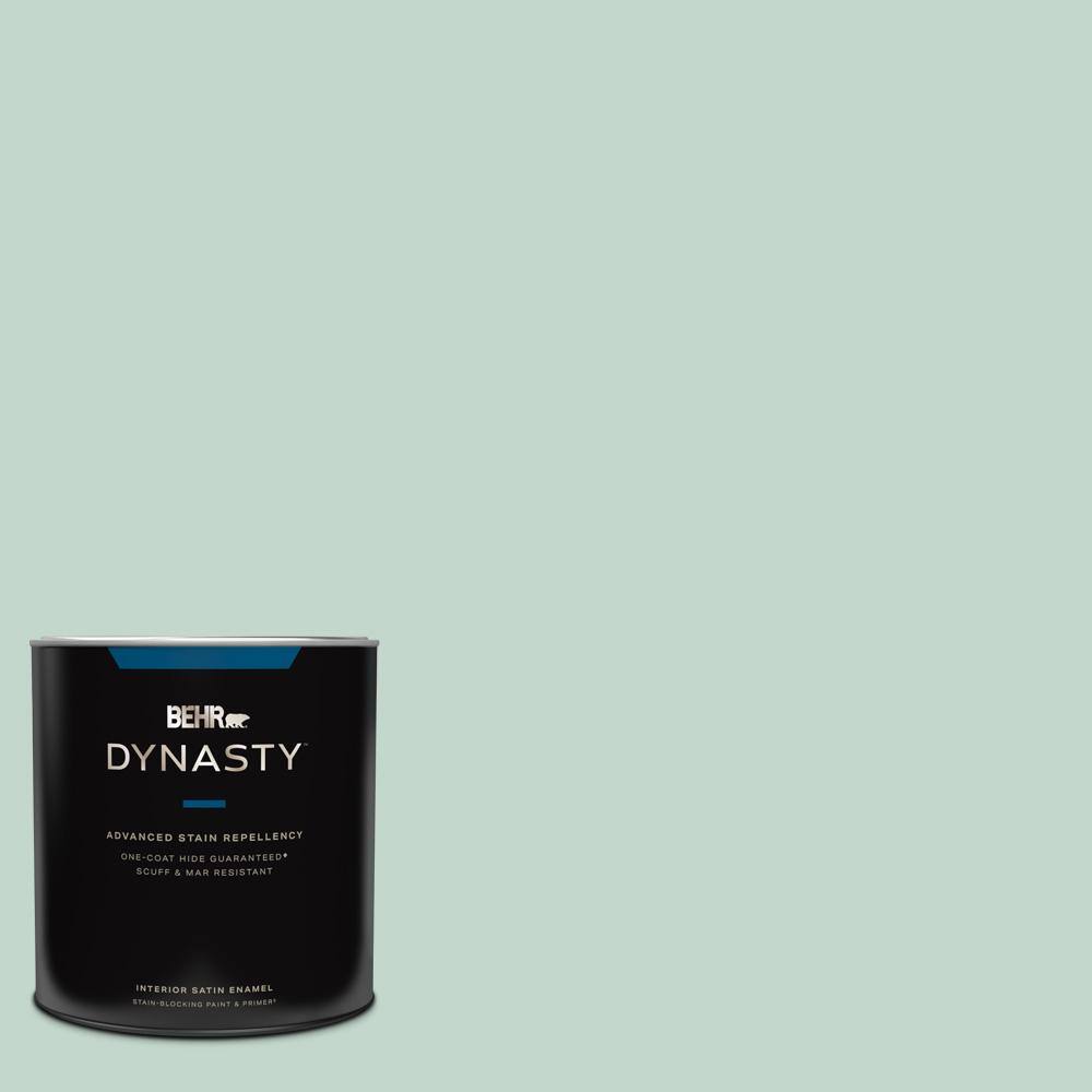BEHR DYNASTY 1 qt. 470E3 Aqua Smoke Satin Enamel Interior Stain