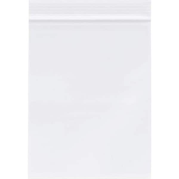 3.6 lbs. 6 L x 4 W x 6 H Clear Plastic Reclosable Zip Poly Bags Resealable for Office Supplies Beads Crafts 1000 PCS