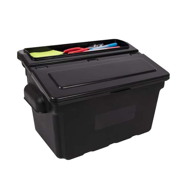 Luxor 14 in. Outrigger Tool Storage Utility Cart Bin