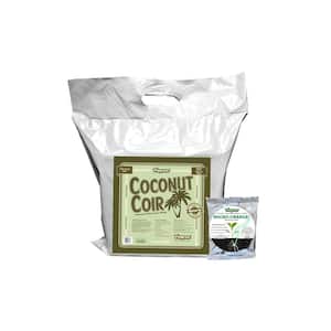 Coconut Coir Block of Soilless Media with Micro Charge Makes Approx 18 Gal./2.4 cf/68 l