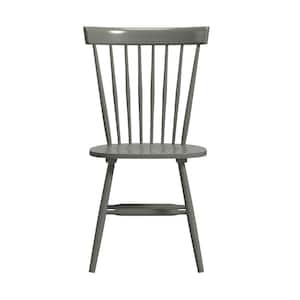 New Grange Pewter Green Spindle Back Dining Chair Set of 2 Chairs included