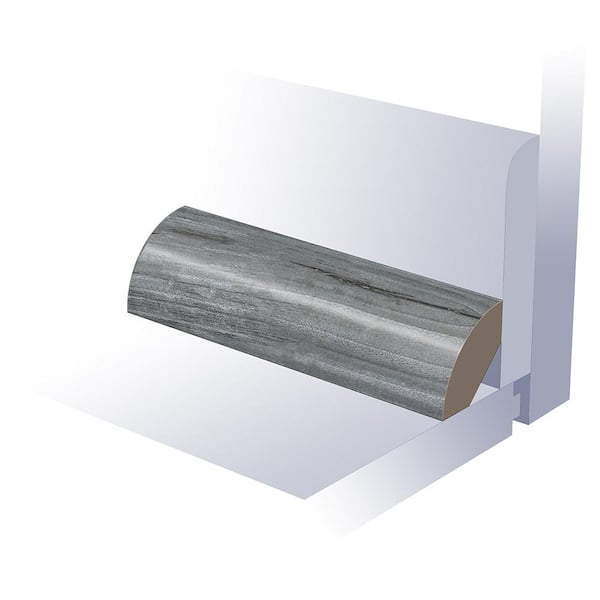 Smokey Keystone 0.8 in. T x 0.8 in. W x 94 in. L Waterproof Quarter Round Moulding