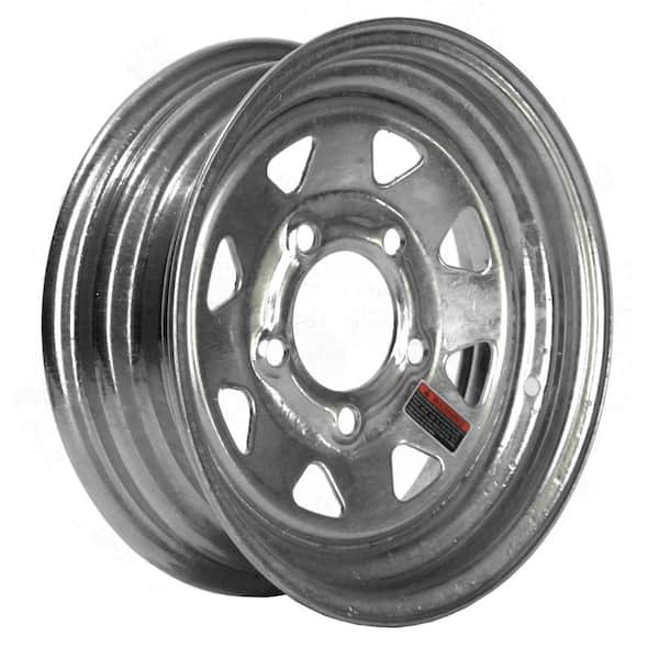 Martin Wheel 12x4 5-Hole 12 in. Galvanized Steel Trailer Wheel/Rim