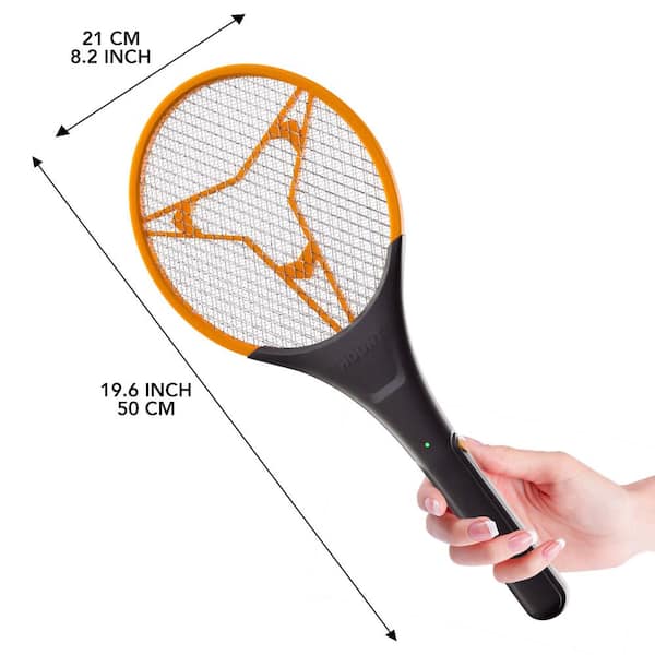  Black + Decker 2 Pack Electric Fly Swatter  Large Handheld  Indoor & Outdoor Mosquito & Bug Zapper Battery-Powered Mesh Grid &  Heavy-Duty