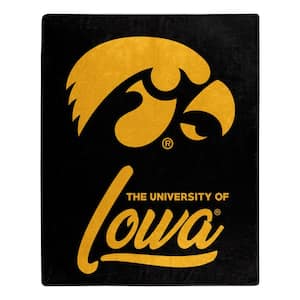 NCAA Multi-Color Iowa Signature Raschel Throw
