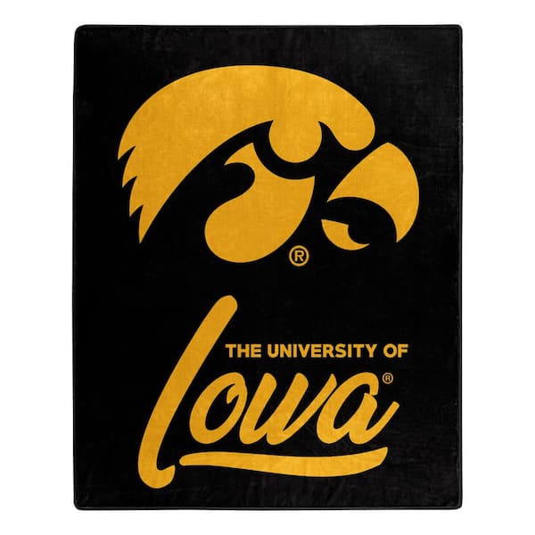 THE NORTHWEST GROUP NCAA Multi-Color Iowa Signature Raschel Throw