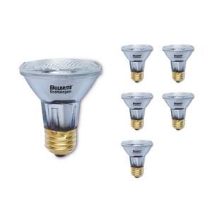 25-Watt Equivalent T6 Clear Dimmable Edison Clear LED Light Bulb with (E12) Candelabra Screw Base, 2700K(4-Pack)