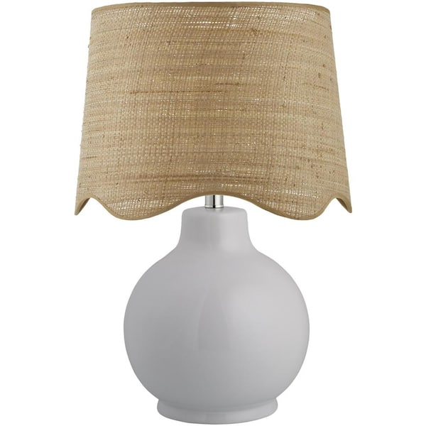 Doheny DOH-001 22 in. H x 15 in. W x 15 in. D Accent Table Lamp, White