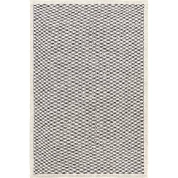 nuLOOM Braylin Casual Grey 5 ft. x 8 ft. Indoor/Outdoor Area Rug