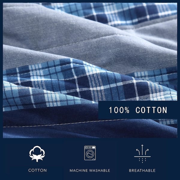  Nautica - Queen Quilt Set, Cotton Reversible Bedding