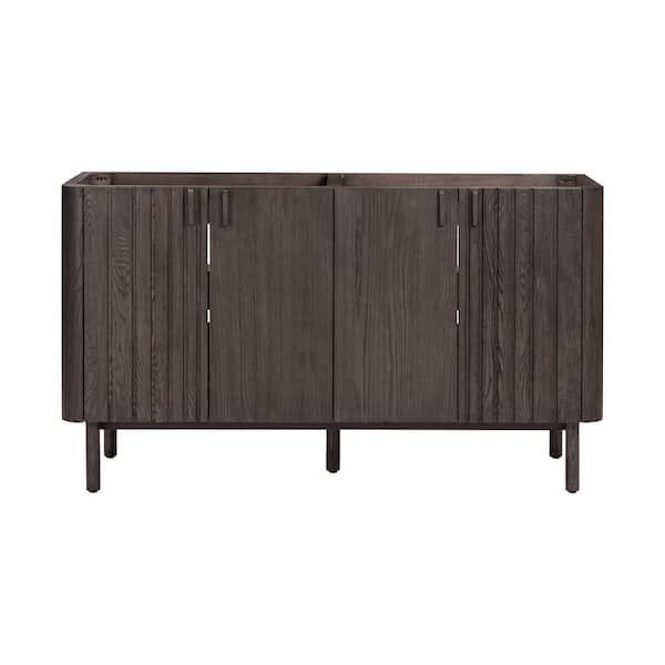 Avanity Blakely 60 in. W x 21 in. D x 34 in. H Bath Vanity Cabinet without Top in Brown Oak Finish