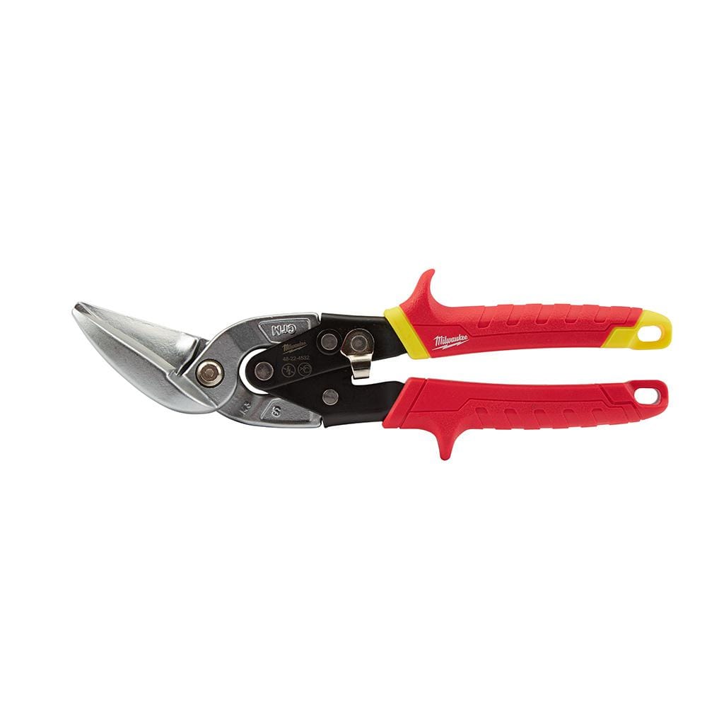 Milwaukee Jobsite Straight and Offset Scissors (2-Piece)  48-22-4040-48-22-4041 - The Home Depot