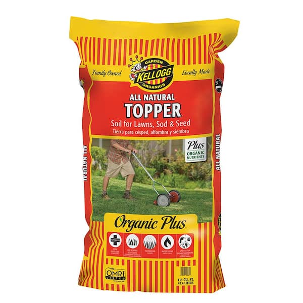 Kellogg Garden Organics 1.5 cu. ft. All Natural Topper Lawn Soil for Seed and Sod