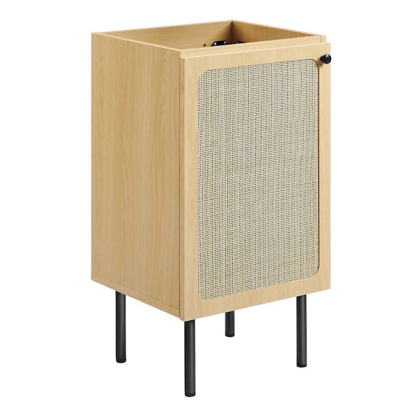 MODWAY Chaucer 17 in. W x 15 in. D x 32.5 in. H Bath Vanity Cabinet without Top in Oak