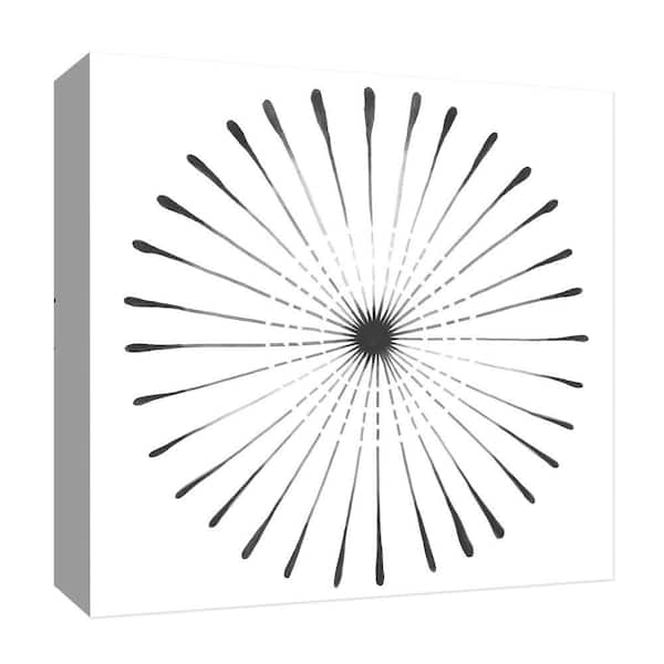 PTM Images ''Circular Flash II'' Canvas Abstract Wall Art 15 in. x 15 in.