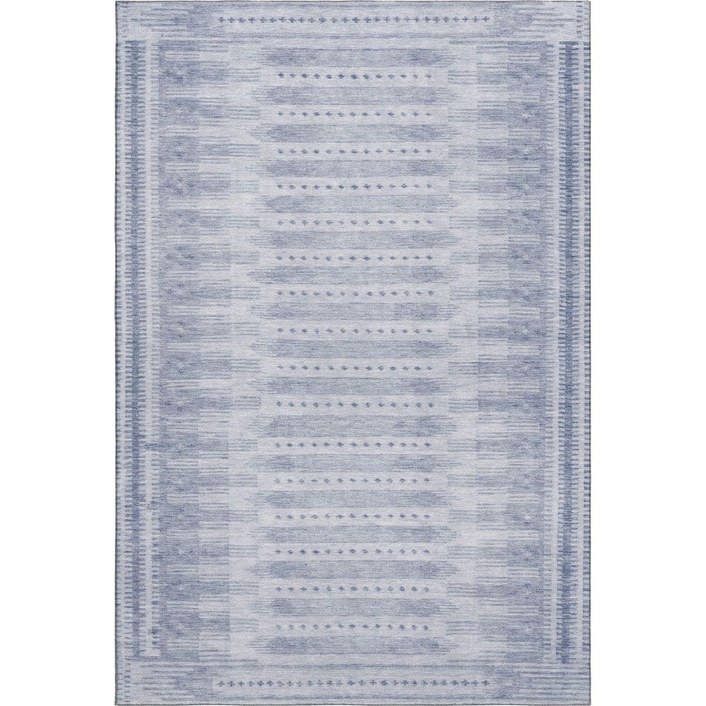 Mayfield Premium Machine Washable Abstract AMF1917 Blue 5 ft. x 7 ft. 6 in. Area Rug price history on PriceWatchPro