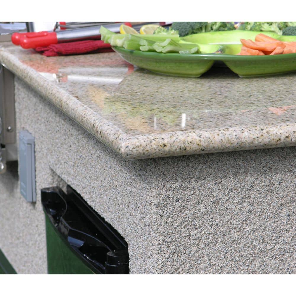 Stainless Steel 76'' Propane Grill Island with Side Burner