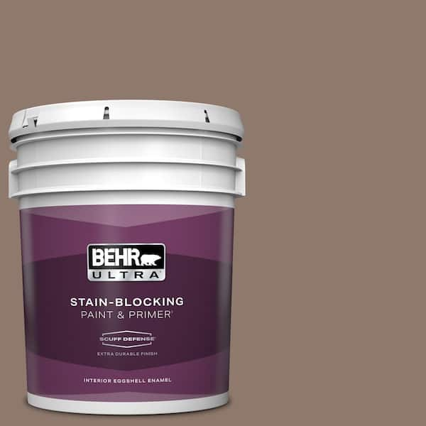 BEHR ULTRA 5 gal. #N170-5 Chocolate Heart Extra Durable Eggshell Enamel Interior Paint & Primer