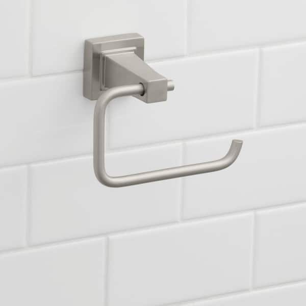 Adelyn Single Post Toilet Paper Holder in Brushed Nickel