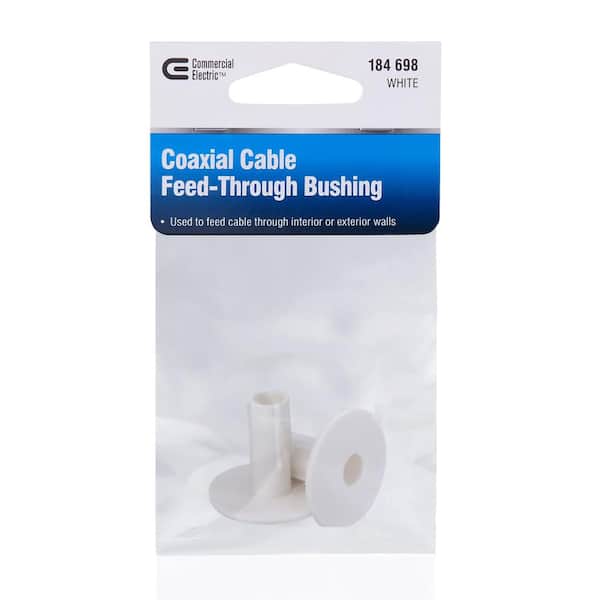 CablesOnline CM-301K 10-PACK Coaxial Cable Feed-Through Wall Protector Bushing 