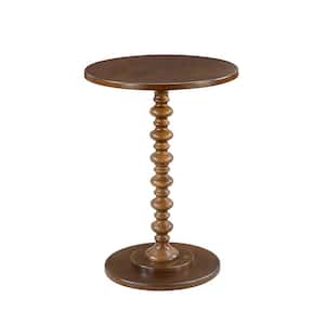Palm Beach Espresso Spindle End Table