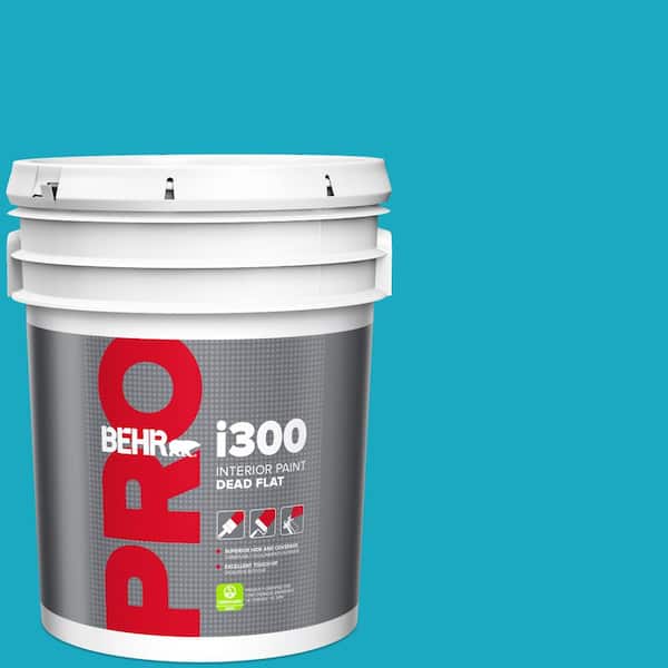 BEHR PRO 5 gal. #P480-5 High Dive Dead Flat Interior Paint