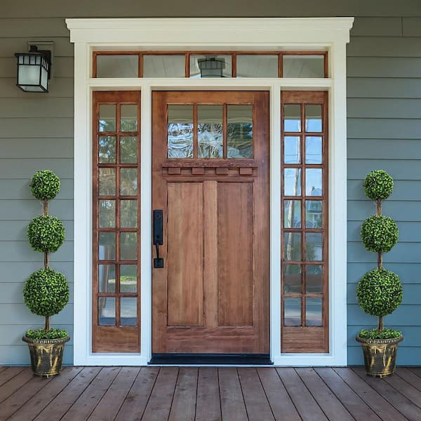 4 ' Artificial Bonsai Topiary Triple Ball Tree Plant Indoor Outdoor UV Resistant