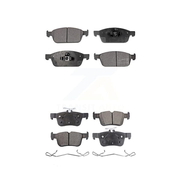 TEC Front Rear Ceramic Brake Pads Kit For Ford Escape Lincoln MKC KTC-100273