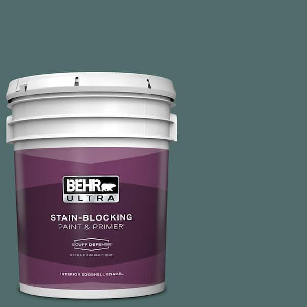 BEHR ULTRA 5 gal. #PPU12-02 Sequoia Lake Extra Durable Eggshell Enamel Interior Paint & Primer