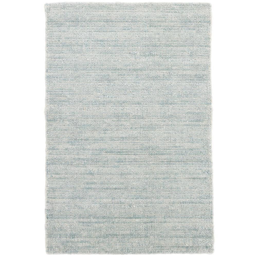 Quartz Handwoven Viscose/Cotton Ocean 3 ft. x 8 ft. Indoor Runner Rug