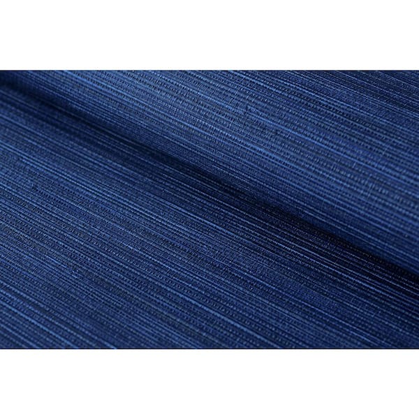 Coastal Hemp Dreamy Ocean Blue Vinyl Strippable Roll (Covers 60.75 sq. ft.)