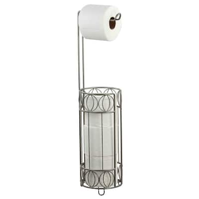 1pc Freestanding Kitchen Paper Towel Holder With Bottom Suction Cup Design