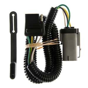 Custom Vehicle-Trailer Wiring Harness, 4-Flat, Select Ford F-250, F-350 Super Duty, OEM Tow Package Required